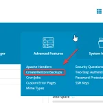 ایجاد بکاپ و بازیابی بکاپ در دایرکت ادمین