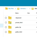 آپلود فایلها با استفاده از فایل منیجر دایرکت ادمین